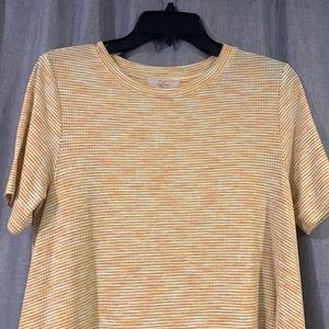 Yellow short sleeve Dillards dress